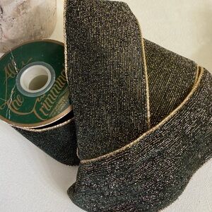 Elegant Black and Gold Holiday Ribbon by All The Trimmings